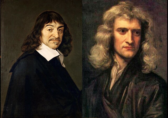 Newton y Descartes