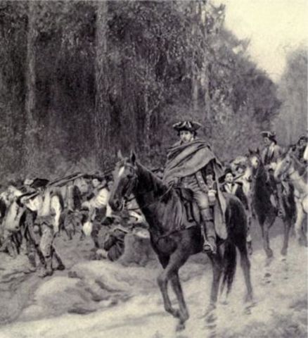 Washington surrenders Fort Necessity