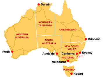 The capital city of Australia