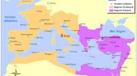 Timeline: División del Imperio romano
