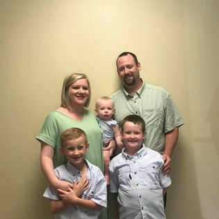 Both of my boys were baptized!