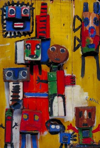 Karel Appel, Questioning Children, 1949