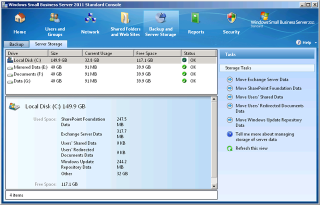 WINDOWS SMALL BUSINESS SERVER