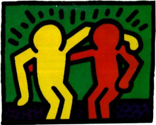 Best buddies, Keith Haring
