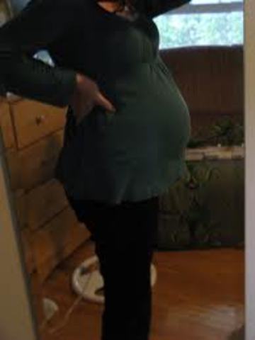 Seventh month Pregnant