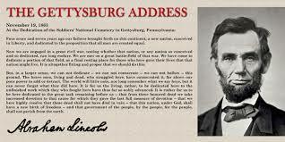 Gettysburg address
