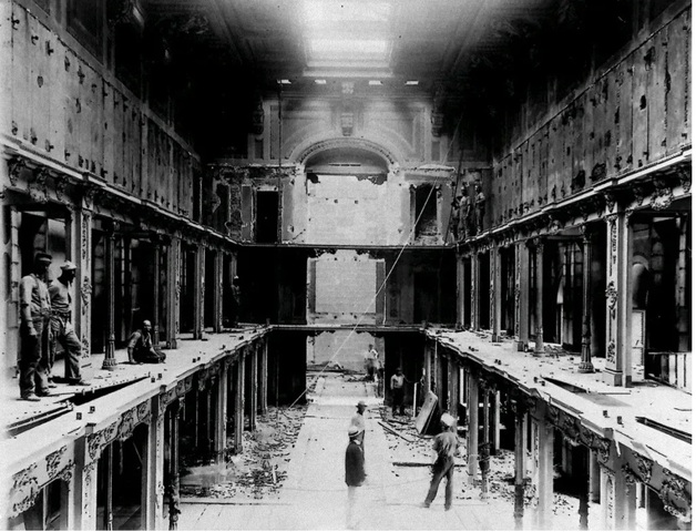 La Biblioteca del congreso vuelve a incendiarse