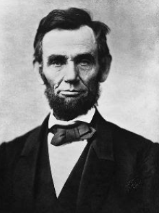Abraham Lincoln is elected as president