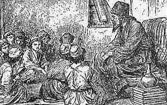 Escuelas sobre alfombras en Oriente