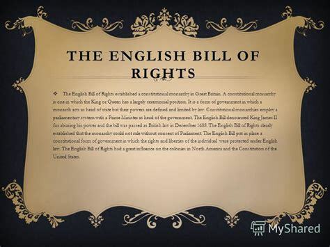 English Bill of Rights