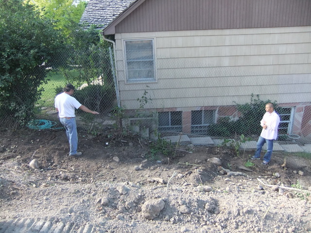 Planning the retaining wall