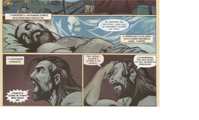 Agamenón y su sueño.