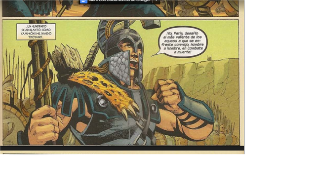 Paris y Menelao.