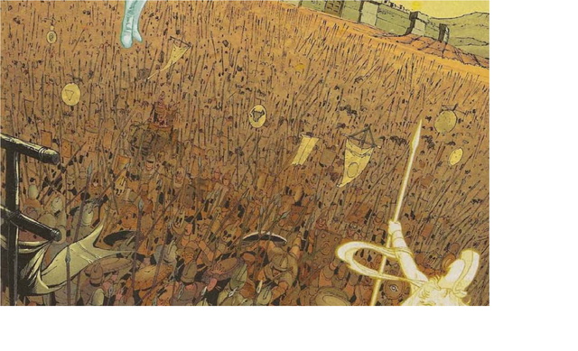 Estallido de la batalla