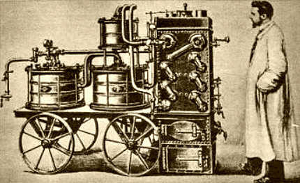 erfeccionamiento del motor a vapor por el escocés James Watt (marco inicial de la Revolución Industrial).