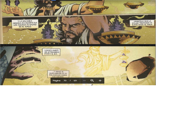 Zeus y los hados de muerte.