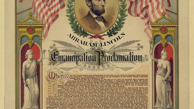 Lincoln issues Emancipation Proclamation