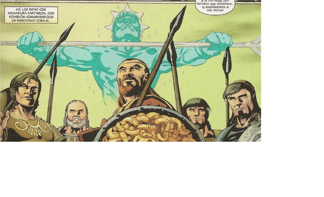 Los reyes a la batalla.