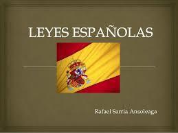 Las leyes españolas
