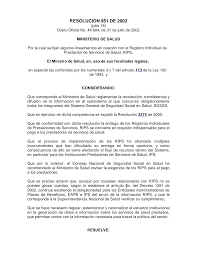 Resolución 951 de 2002