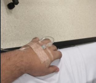 Llegué al Hospital por estrés y mala alimentación.