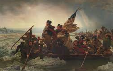 George Washington crosses Delaware River