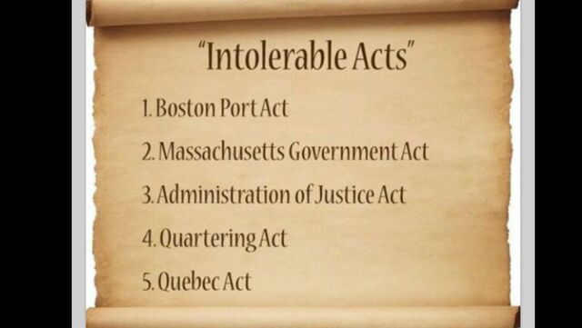 Intolerable Acts