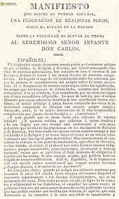 Manifiesto de la Federación de los Realistas Puros