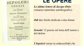 Timeline: Ugo Foscolo e le opere.