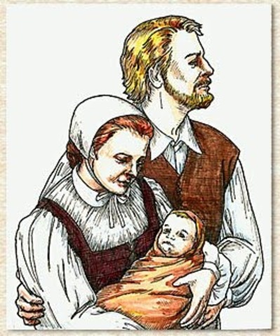 Virginia Dare Being Born