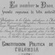 Constitucion 1886 senal colombia
