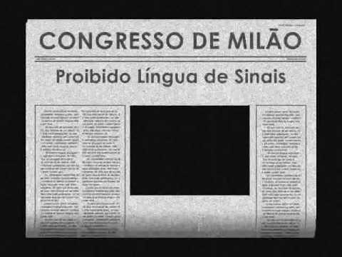 Congresso Internacional de Educadores de surdos em Milão