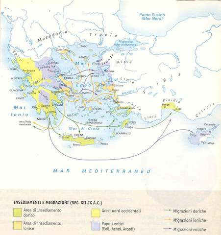 Fine della civiltà micenea / Invasione dei Dori