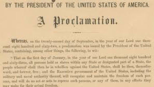 Emancipation Proclamation