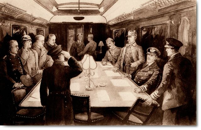 Armistice gets Signed- Fighting Ceases