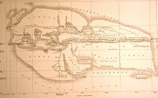 Gregos na cartografia