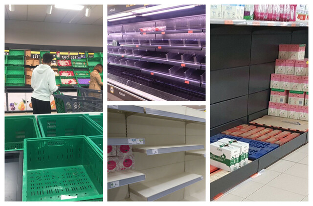 Desabasteciendo en los supermercados