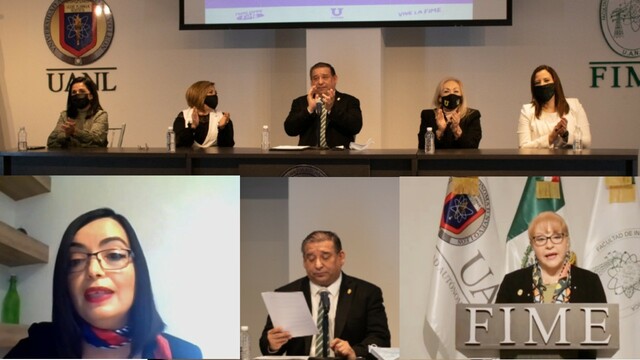 Recibe mujeres destacadas de FIME la medalla “Ing. Alicia Margarita Torres Villanueva” por su desempeño profesional.