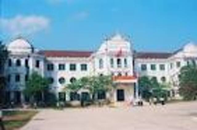 At age 14 my mother was in Nguyen Khuyen high school