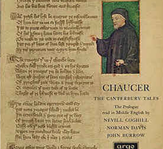 CHAUCER, "prologue" to Canterbury Tales