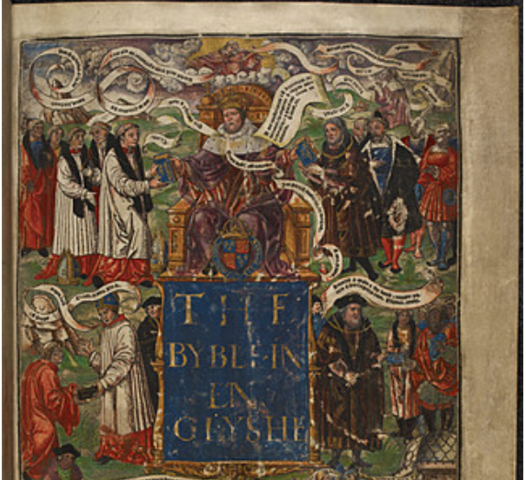 English Bible. The "Great Bible"