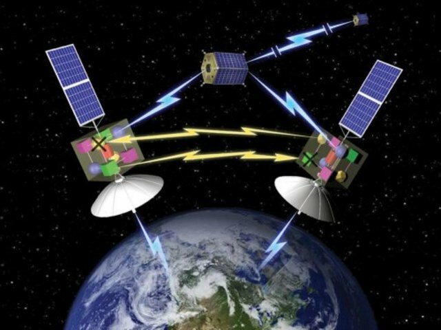 Primeras redes vía satélite
