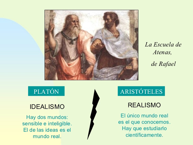 PLATON VS ARISTOTELES