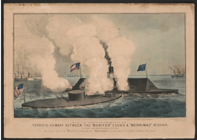 Battle of the Ironclads, March 1862