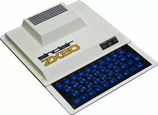 В 1980 году выпущен в продажу Sinclair ZX80 — первый персональный компьютер для домашнего применения ценой менее 100 английских фунтов.