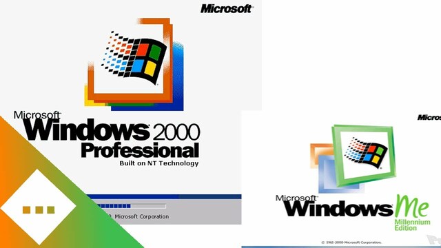 Windows ME и Windows 2000.