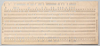 Перфокарта