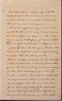 The Gettysburg Address