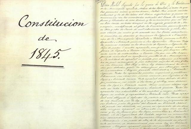 1845 Spanish Constitution