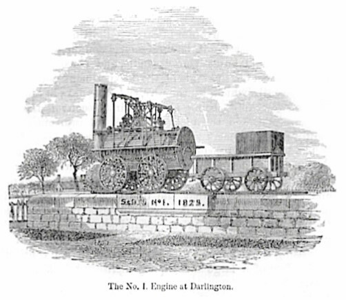 George Stephenson's Stockton & Darlington plateway operational